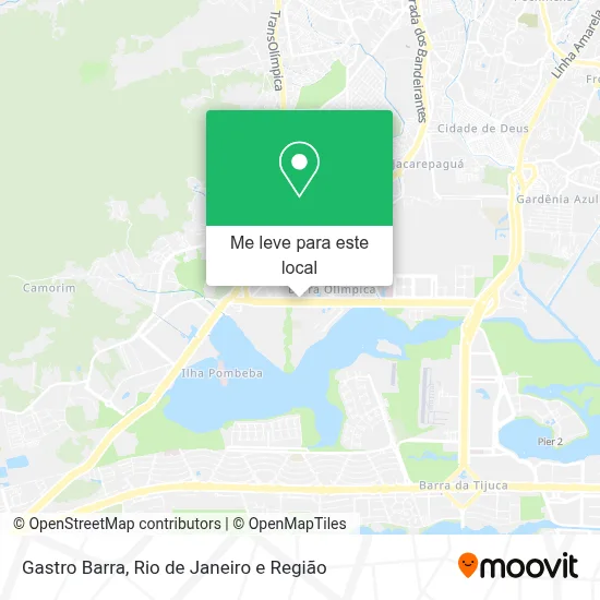 Gastro Barra mapa
