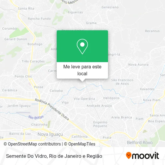 Semente Do Vidro mapa