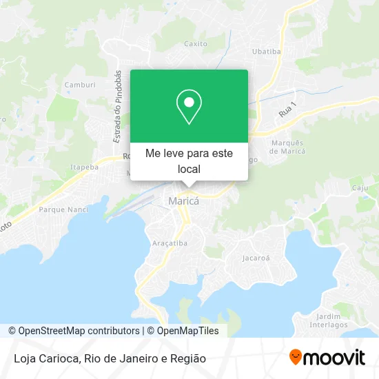 Loja Carioca mapa