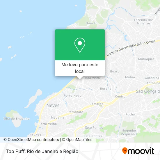 Top Puff mapa