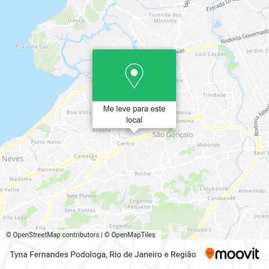 Tyna Fernandes Podologa mapa