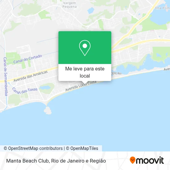 Manta Beach Club mapa