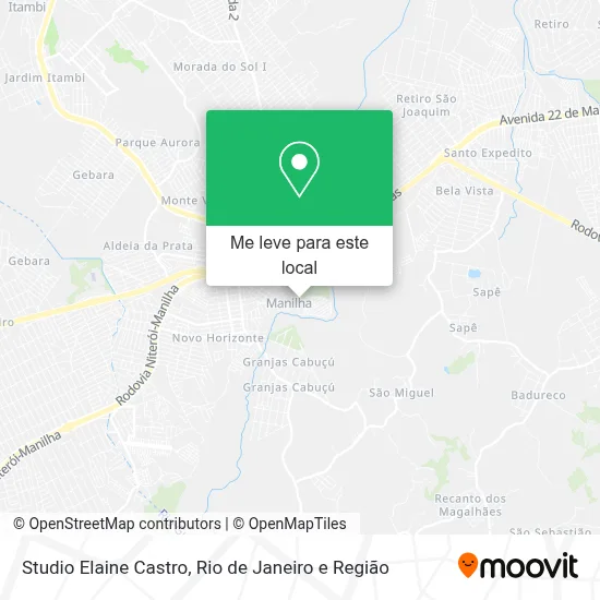 Studio Elaine Castro mapa