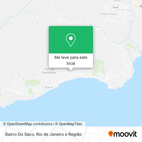 Bairro Do Saco mapa