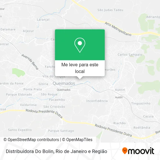 Distribuidora Do Bolin mapa