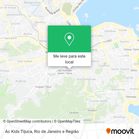Ac Kids Tijuca mapa