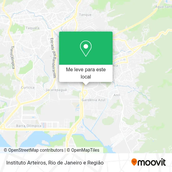Instituto Arteiros mapa