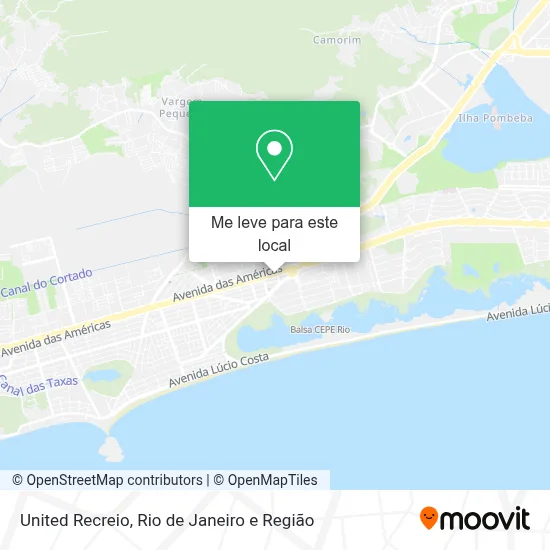 United Recreio mapa