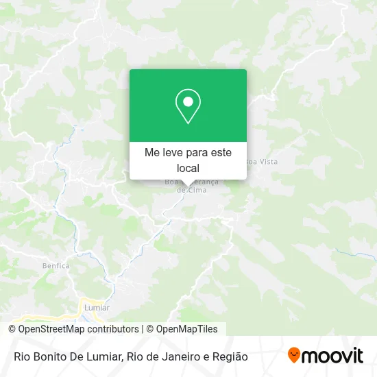 Rio Bonito De Lumiar mapa