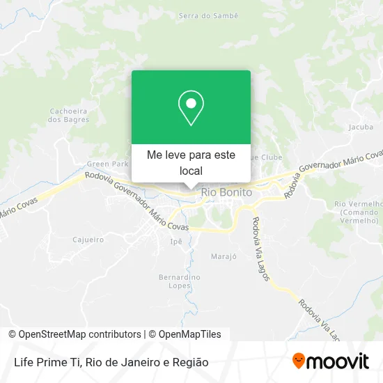 Life Prime Ti mapa