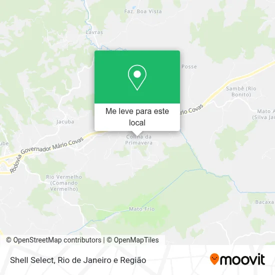 Shell Select mapa