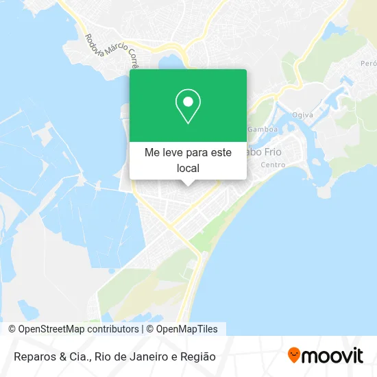 Reparos & Cia. mapa