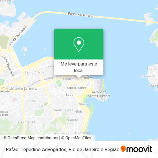 Rafael Tepedino Advogados mapa