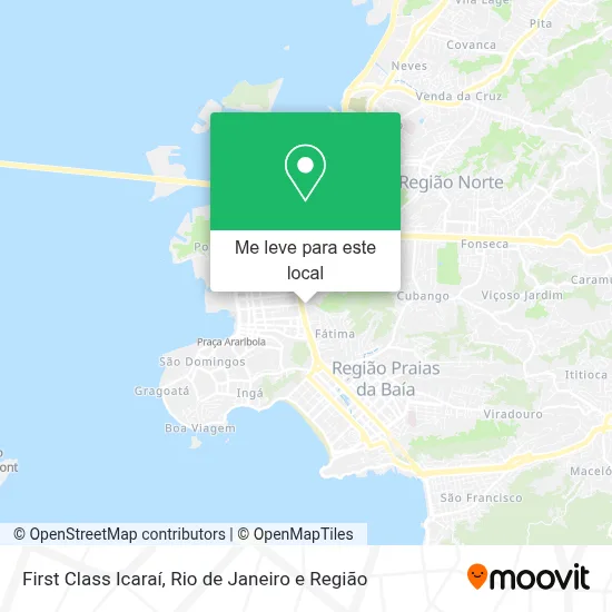 First Class Icaraí mapa