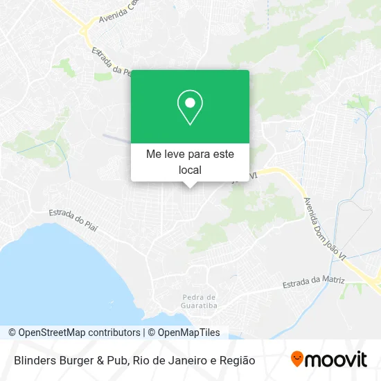 Blinders Burger & Pub mapa