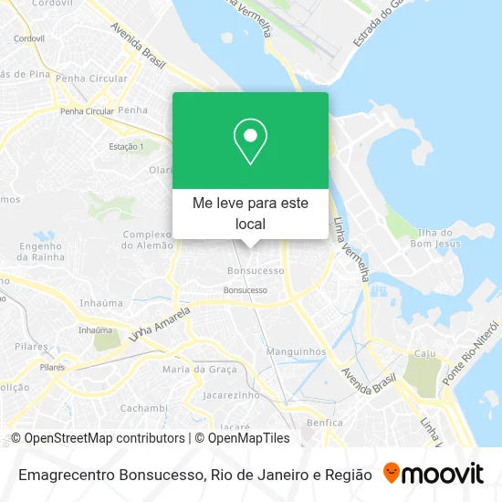 Emagrecentro Bonsucesso mapa