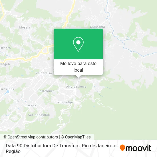 Data 90 Distribuidora De Transfers mapa