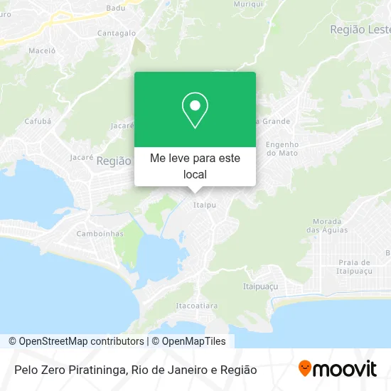 Pelo Zero Piratininga mapa