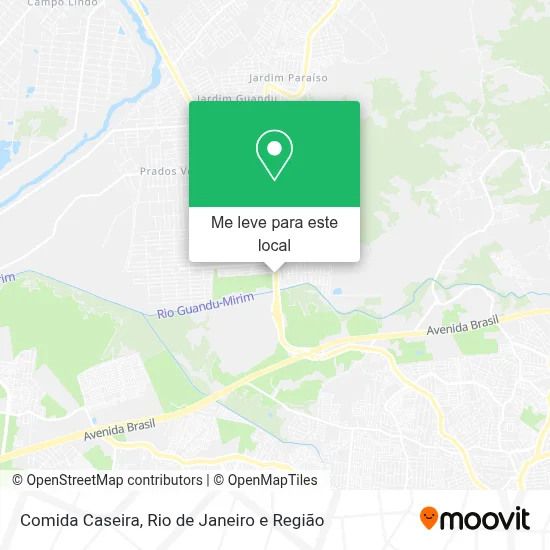 Comida Caseira mapa