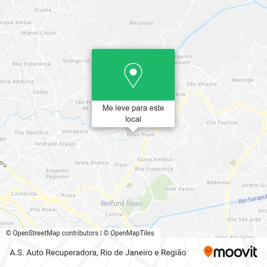 A.S. Auto Recuperadora mapa
