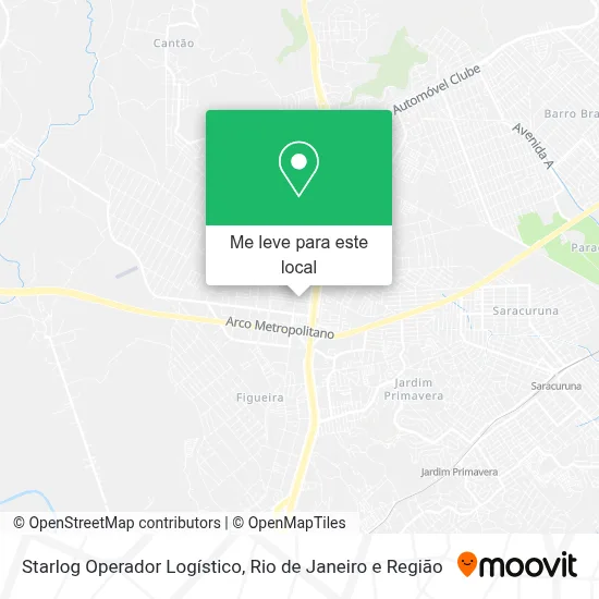 Starlog Operador Logístico mapa