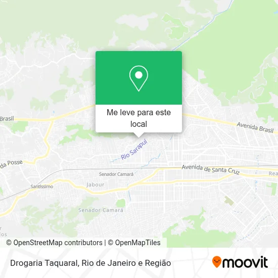 Drogaria Taquaral mapa