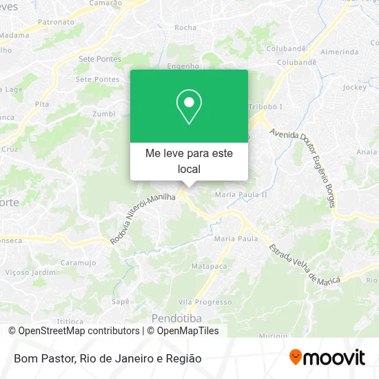 Bom Pastor mapa