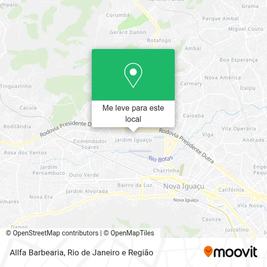 Allfa Barbearia mapa
