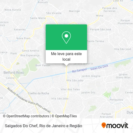 Salgados Do Chef mapa