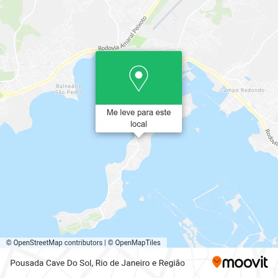 Pousada Cave Do Sol mapa