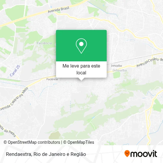 Rendaextra mapa