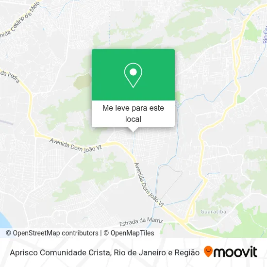 Aprisco Comunidade Crista mapa