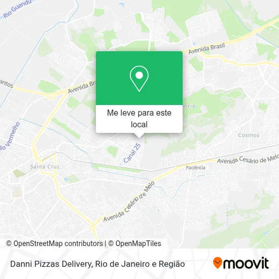Danni Pizzas Delivery mapa