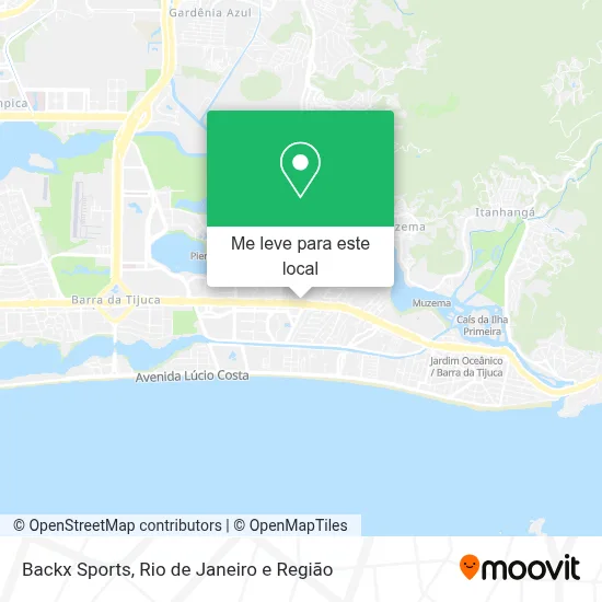 Backx Sports mapa