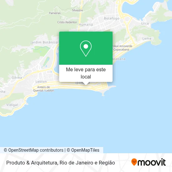 Produto & Arquitetura mapa