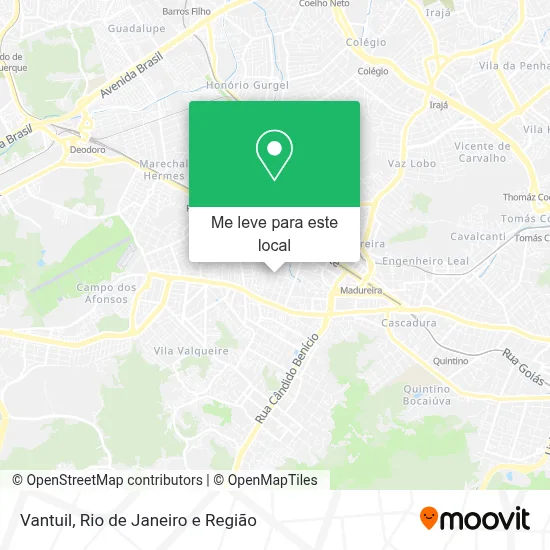 Vantuil mapa