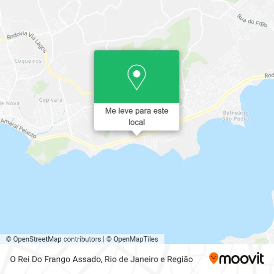 O Rei Do Frango Assado mapa