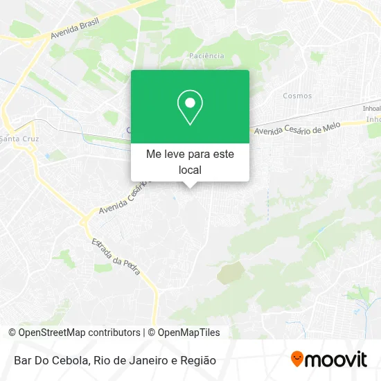 Bar Do Cebola mapa