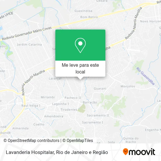 Lavanderia Hospitalar mapa