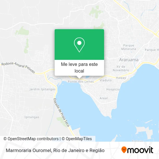 Marmoraria Ouromel mapa