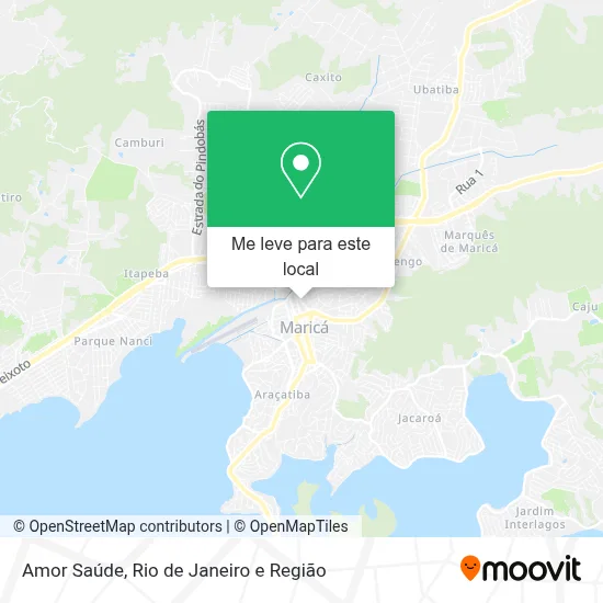 Amor Saúde mapa