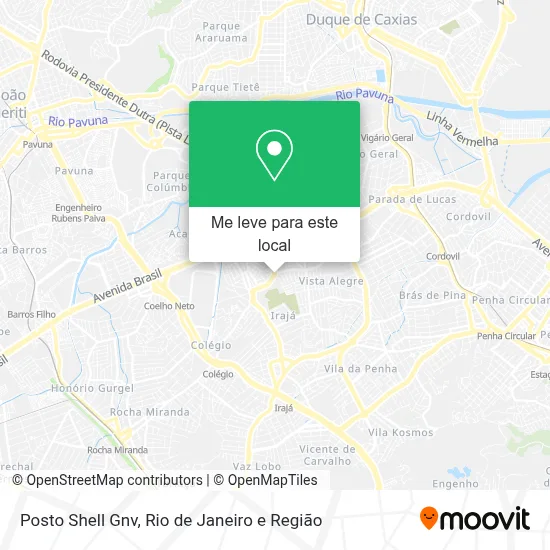 Posto Shell Gnv mapa