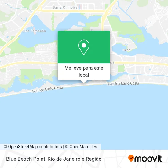 Blue Beach Point mapa