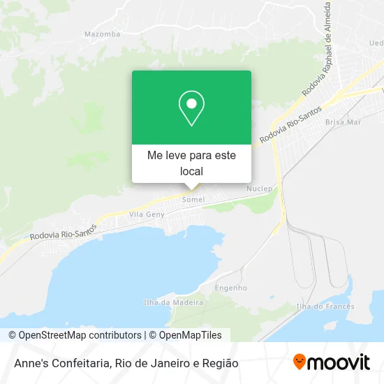 Anne's Confeitaria mapa