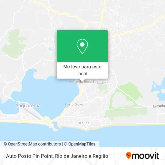 Auto Posto Pin Point mapa