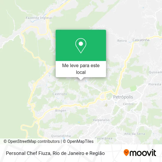 Personal Chef Fiuza mapa