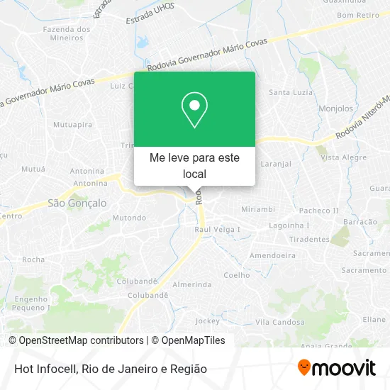 Hot Infocell mapa