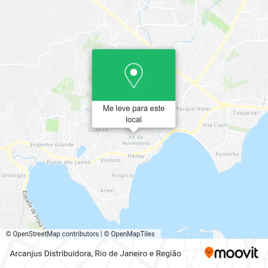 Arcanjus Distribuidora mapa