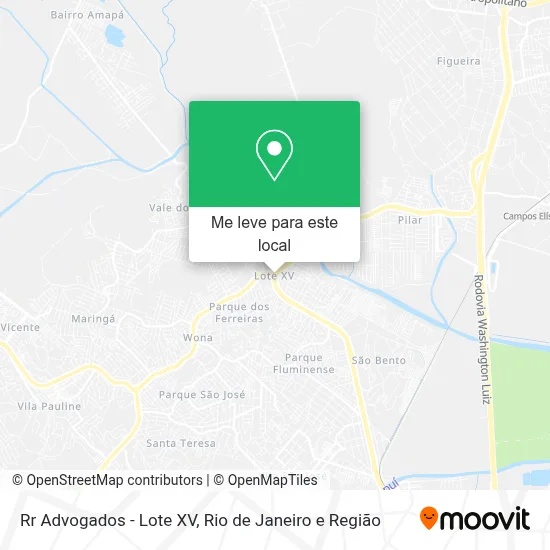 Rr Advogados - Lote XV mapa