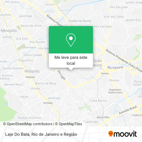 Laje Do Bala mapa